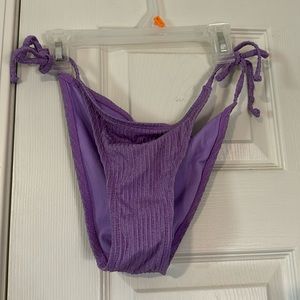 purple sparkle bikini bottom